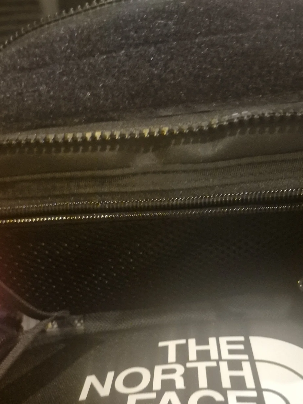NEW---The North Face Black Cosmetic Pouch with White Logo